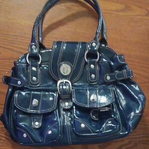 Elegant Navy Shoulder Bag